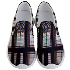 Stained Glass Window Krotoszyn Men s Lightweight Slip Ons by Pakrebo