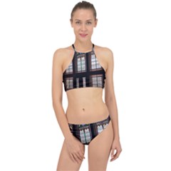 Stained Glass Window Krotoszyn Racer Front Bikini Set by Pakrebo