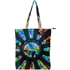 Cathedral Sagrada Família Barcelona Double Zip Up Tote Bag by Pakrebo