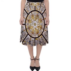 Stained Glass Window Glass Ceiling Classic Midi Skirt by Pakrebo