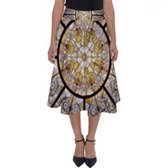 Stained Glass Window Glass Ceiling Perfect Length Midi Skirt by Pakrebo