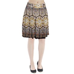 Stained Glass Window Glass Ceiling Pleated Skirt by Pakrebo