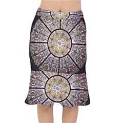 Stained Glass Window Glass Ceiling Mermaid Skirt by Pakrebo