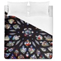 Stained Glass Sainte Chapelle Gothic Duvet Cover (Queen Size) View1