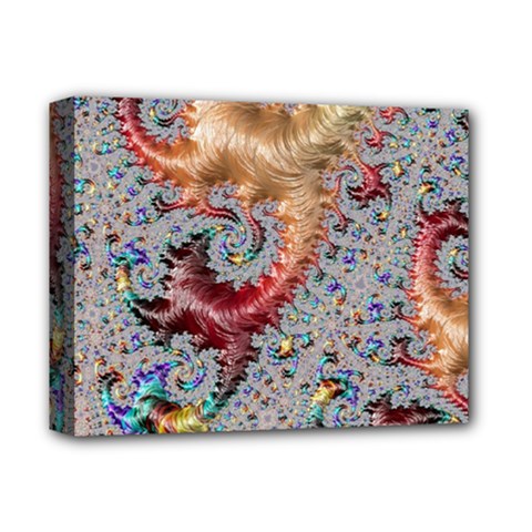 Fractal Artwork Design Pattern Deluxe Canvas 14  X 11  (stretched) by Pakrebo