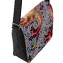 Fractal Artwork Design Pattern Flap Closure Messenger Bag (L) View2