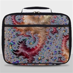 Fractal Artwork Design Pattern Full Print Lunch Bag by Pakrebo