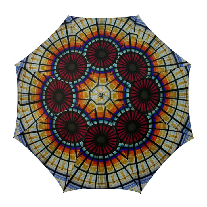 Background Stained Glass Window Golf Umbrellas