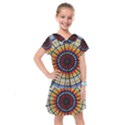 Background Stained Glass Window Kids  Drop Waist Dress View1