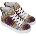 Background Stained Glass Window Kids  Hi-Top Skate Sneakers View3