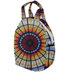 Background Stained Glass Window Travel Backpacks