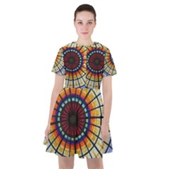 Background Stained Glass Window Sailor Dress