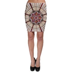 Pattern Round Abstract Geometric Bodycon Skirt by Pakrebo