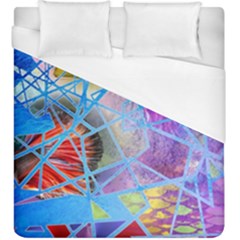 Wallpaper Stained Glass Duvet Cover (king Size) by Pakrebo