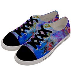 Wallpaper Stained Glass Men s Low Top Canvas Sneakers by Pakrebo