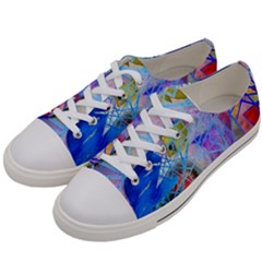 Wallpaper Stained Glass Women s Low Top Canvas Sneakers by Pakrebo