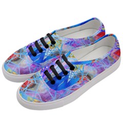 Wallpaper Stained Glass Women s Classic Low Top Sneakers by Pakrebo