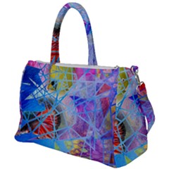 Wallpaper Stained Glass Duffel Travel Bag by Pakrebo