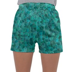 Turquoise Sleepwear Shorts by LalaChandra