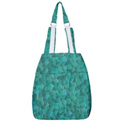 Turquoise Center Zip Backpack