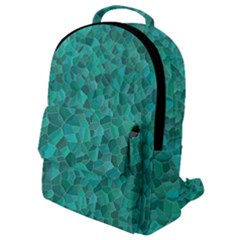 Turquoise Flap Pocket Backpack (small)