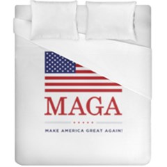 Maga Make America Great Again With Usa Flag Duvet Cover (california King Size) by snek