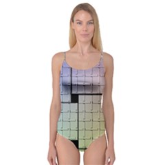 Construction Rectangle Steel Metal Camisole Leotard  by Pakrebo