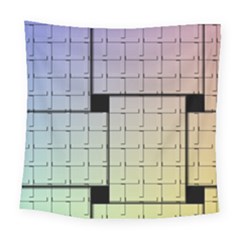 Construction Rectangle Steel Metal Square Tapestry (large) by Pakrebo