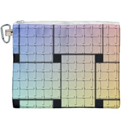 Construction Rectangle Steel Metal Canvas Cosmetic Bag (xxxl) by Pakrebo