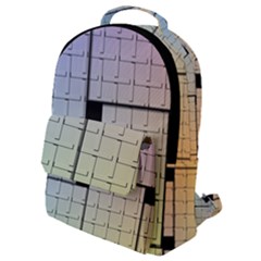 Construction Rectangle Steel Metal Flap Pocket Backpack (small) by Pakrebo