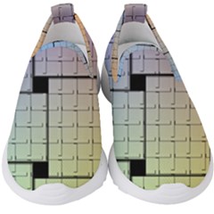 Construction Rectangle Steel Metal Kids  Slip On Sneakers by Pakrebo