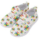 Celebrate Pattern Colorful Design Kids  Velcro Strap Shoes View2