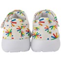 Celebrate Pattern Colorful Design Kids  Velcro Strap Shoes View4