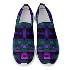 Abstract Pattern Desktop Wallpaper Women s Slip On Sneakers by Pakrebo