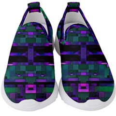 Abstract Pattern Desktop Wallpaper Kids  Slip On Sneakers