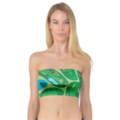 Golf Course Par Golf Course Green Bandeau Top by Pakrebo