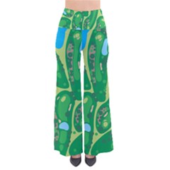 Golf Course Par Golf Course Green So Vintage Palazzo Pants by Pakrebo