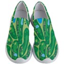 Golf Course Par Golf Course Green Women s Lightweight Slip Ons View1