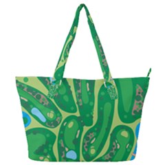 Golf Course Par Golf Course Green Full Print Shoulder Bag