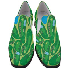 Golf Course Par Golf Course Green Slip On Heel Loafers