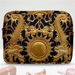 Golden Sun Gold Decoration Wall Make Up Pouch (large) by Pakrebo