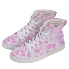 Valentine Background Hearts Bokeh Men s Hi-top Skate Sneakers by Pakrebo