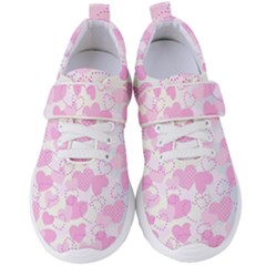 Valentine Background Hearts Bokeh Women s Velcro Strap Shoes by Pakrebo