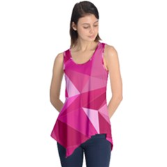 Pattern Halftone Geometric Sleeveless Tunic by Pakrebo