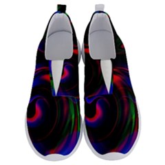 Swirl Background Design Colorful No Lace Lightweight Shoes