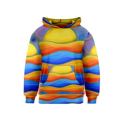 Paint Painting Landscape Scene Kids  Pullover Hoodie by Pakrebo