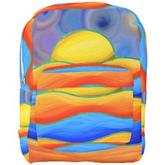 Paint Painting Landscape Scene Full Print Backpack by Pakrebo