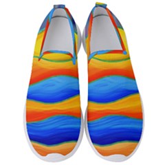 Paint Painting Landscape Scene Men s Slip On Sneakers