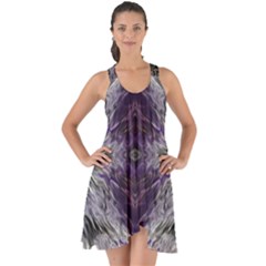 Pattern Abstract Horizontal Show Some Back Chiffon Dress by Pakrebo