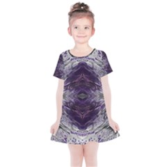 Pattern Abstract Horizontal Kids  Simple Cotton Dress by Pakrebo